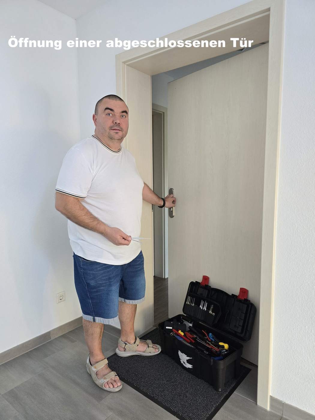 Abgeschlossene Wohnungstür geöffnet – Schließzylinder bleibt weiter nutzbar